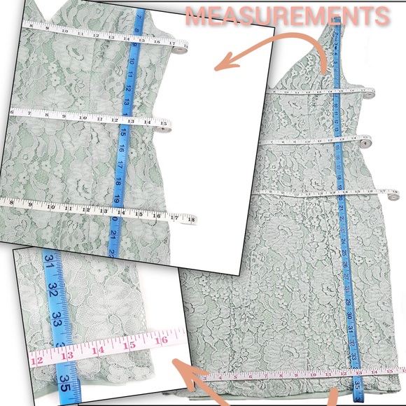 LULU'S Normani Sage Green V-Neck Lace Sleeveless Spring Dress - Picture 5 of 5